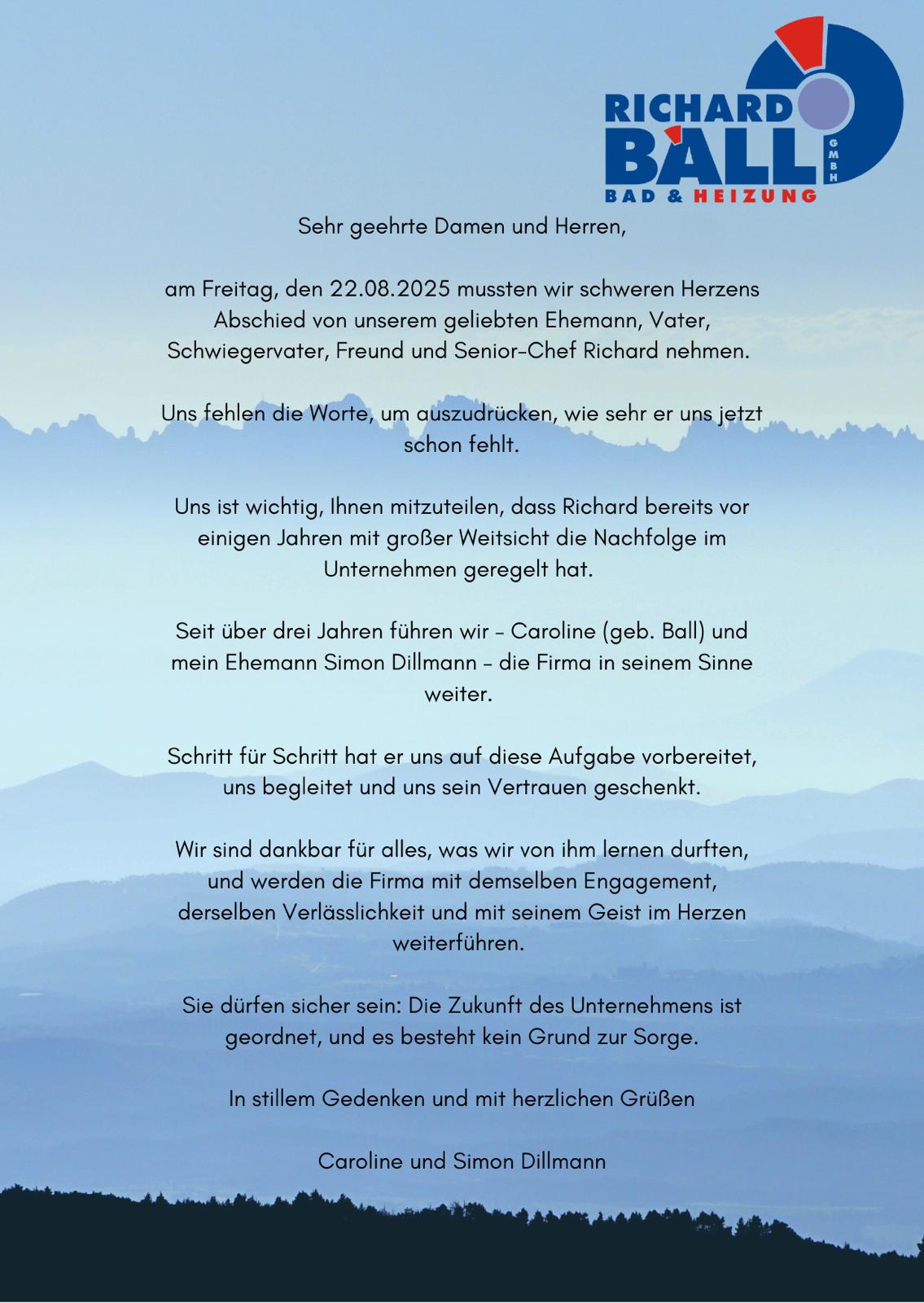 Info Richard Ball